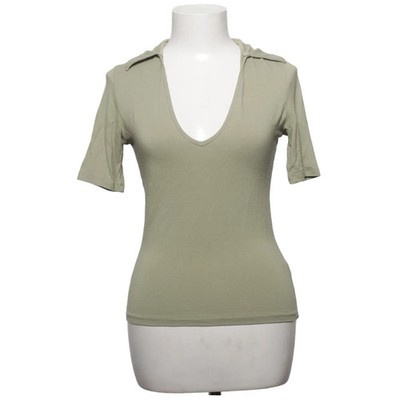NA-KD, Top, Größe: S, model: pique collar top, Grün, Elasthan/Viskose #zV7