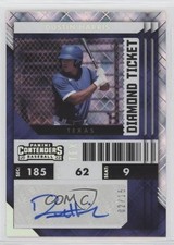 2022 Chronicles Contenders Prospect Ticket Diamond 2/15 Dustin Harris Auto 0ja4