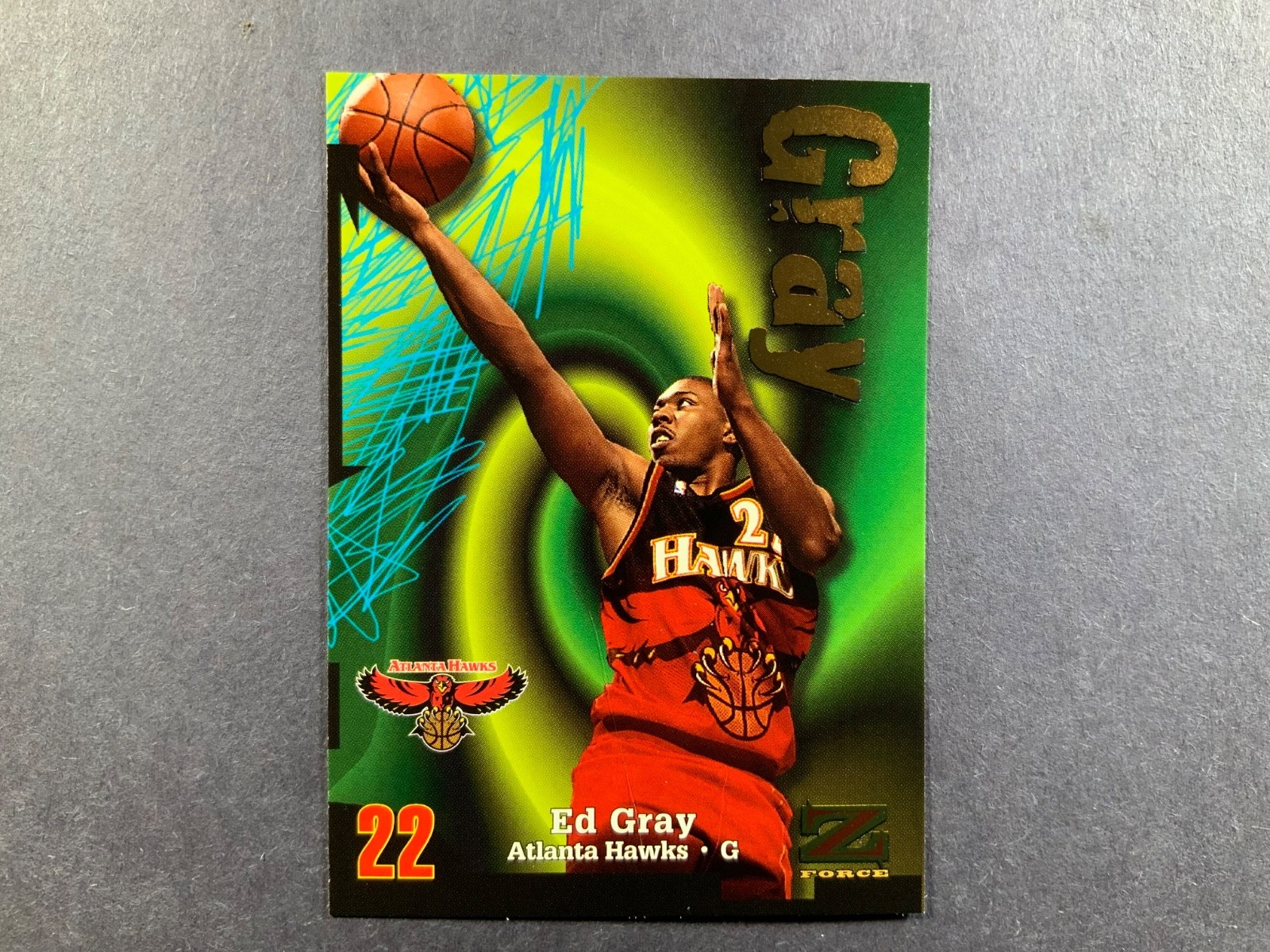 1997-98 Skybox Z Force Ed Gray Rookie Atlanta Hawks RC #133