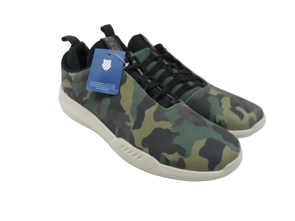 K-SWISS Men's Low-Cut Gen-K Icon Casual Sneakers Camouflage Size