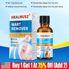 HEALMUSZ Wart Remover Liquid with 5% Salicylic Acid Plantar Freeze Off Treatment