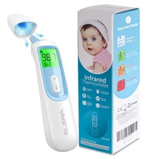 Ear Thermometer for Baby ELERA Infrared LCD Thermometer with Automatic Switch...