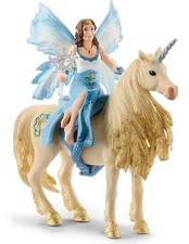 SCHLEICH,Eyela on golden unicorn, , SHL42508