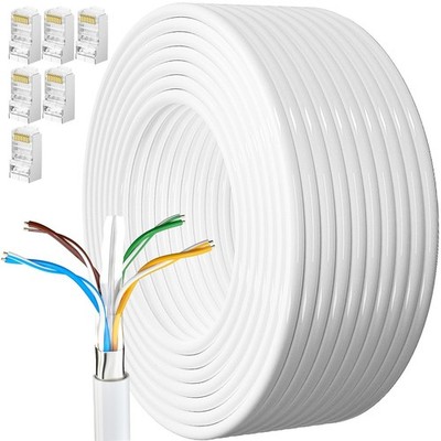 25m Bulk Cat6 Ethernet Kabel - High Speed Lan Internet Kabel, zuschneidbar