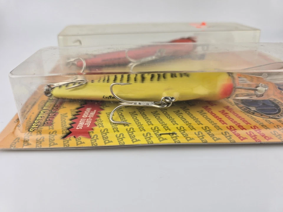 BOGO (2) Bagley Vintage Monster Shad, MSD-LM9 & MSD-LM2 New In Box  - Image 4 of 4