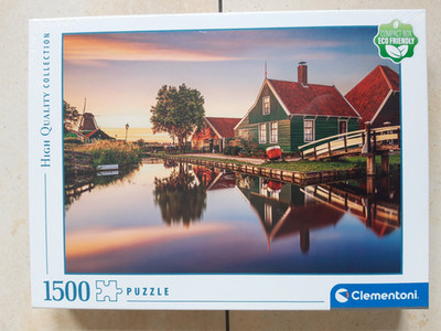 Puzzle: Zaanse Schans von Clementoni 1500 Teile NEU in Folie