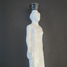 Avon Eleanor Elegance Perfumed Bath Oil Collectable White Lady Figurine Bottle