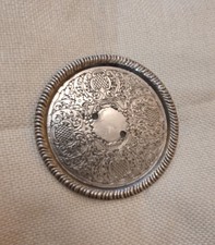 Metal Backing Plate,8.5cm EP Zinc Alloy, 2 Hole Mount Craft/Restoration Hardware