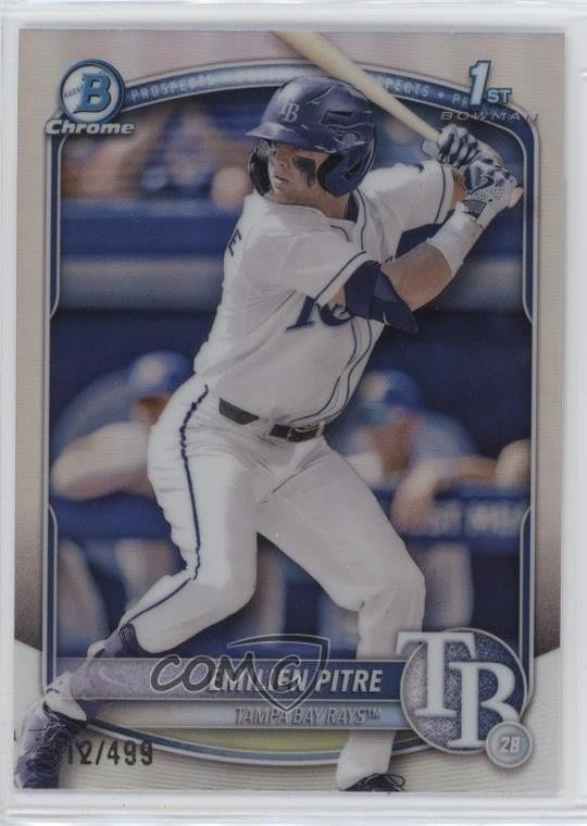 2025 Bowman Chrome Prospects Refractor 12/499 Emilien Pitre Émilien #BCP-83 gh4