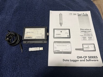Omega TSR101-250 Tri-Axial Transient Shock Recorder W/  OM-CP-IFC200 Data Logger