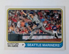 2023 Topps Heritage Baseball #178 Easton McGee RC Seattle Mariners Pitcher 