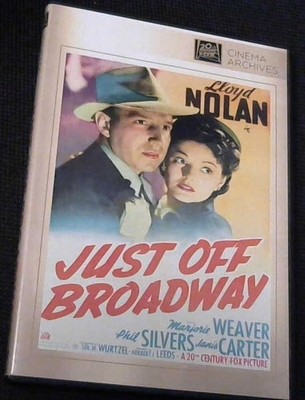 Just Off Broadway 1942 (Fox Archive DVD) Lloyd Nolan as Michael Shayne