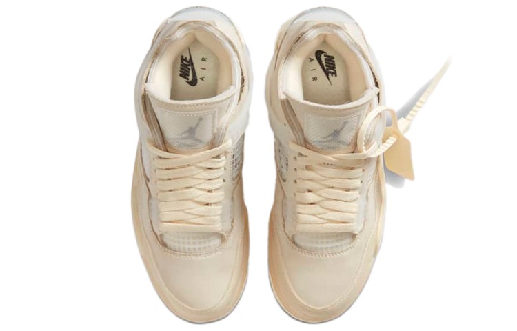 Size 12 - Jordan 4 SP x Off-White Mid Sail W for sale online | eBay