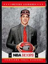 Meyers Leonard 2012-13 Panini NBA Hoops #285 Rookie Portland Trail Blazers RC