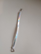 American Girl Doll Luciana Silver Holographic Choker Necklace Accessory