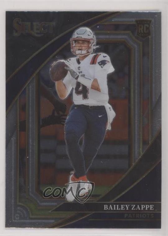 2022 Panini Select Suite Level Bailey Zappe #318 Rookie RC 13kb