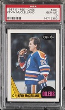 1987 O-PEE-CHEE #201 KEVIN MCCLELLAND PSA 10