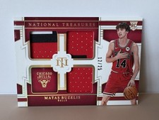 Matas Buzelis - /25 - 2024 Panini National Treasures - Rookie Triple Materials