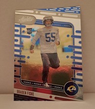 🏈 2024 Panini-Absolute - Braden Fiske RC Rams #139 Foil