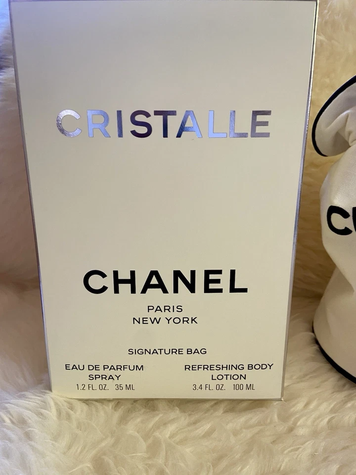 Chanel Cristalle холст маленький ведро подпись сумка шнурок и коробка - Изображение 2 из 4