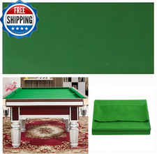 8 Pool Table Felt W 6 Cloth Strips Pre Cut Billiard Table Cloth Felt...