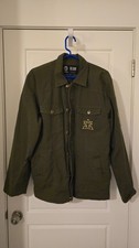 JINX x Blizzard StarCraft II 2Terran Military Utility Jacket Olive Green Men’s M