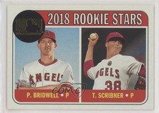 2018 Topps Heritage 100th Anniversary /25 Parker Bridwell Troy Scribner #224 a8r