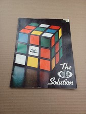 Vtg Rubik's Cube Introduction and Solution Book 1980'S Ideal Toy Corporation USA