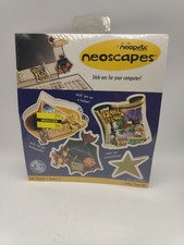 2002 VTG Neopets Neoscapes Lost Desert, Series 1 - New Old Stock Stick Ons READ 