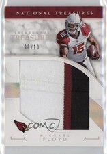 2016 Panini National Treasures Tremendous 8/10 Michael Floyd #TTR-MF 5ov