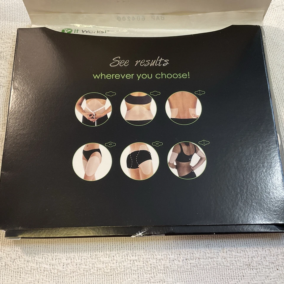 It Works! Ultimate Body Contouring Wraps Cream Infused Box of 4 Applications - Image 4 of 4