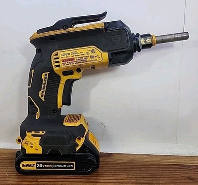 DEWALT DCF630 20V XR Drywall Screwgun Screwdriver & DCB201 1.5Ah Battery Bundle
