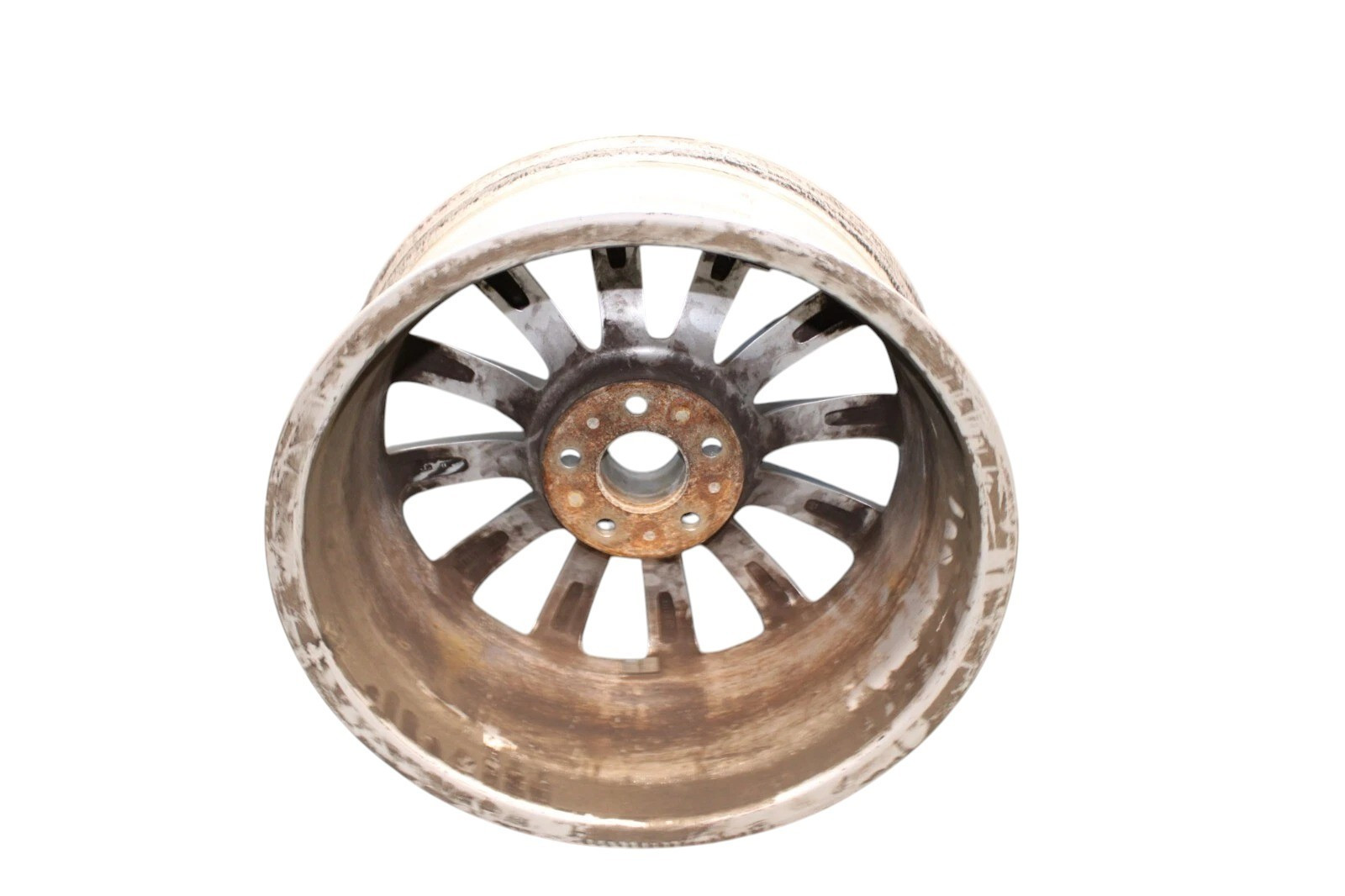 14-15 Maserati Ghibli 7.5 X 18'' 12-Spoke Front Alloy Wheel Rim 670010977 Oem