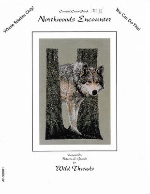 Northwoods Encounter by Wild Threads cross stitch pattern