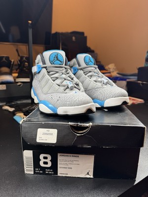 Jordan 6 Rings 322992-006 Grey Elephant Print Men display picture 1