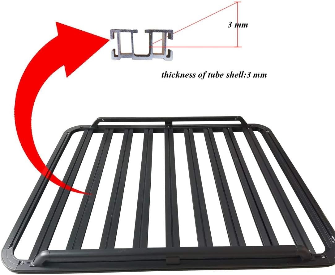 Roof Cargo Basket for 2020-2026 Jeep Gladiator JT / 2018-2026 Jeep Wrangler JL thumbnail 5