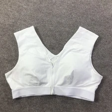 Tommie Copper Sports Bra Womens 3XL Zip Front Activewear Shoulder Support Gym