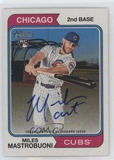 2023 Topps Heritage High Number Real One Miles Mastrobuoni #ROA-MMI Auto 0ub0