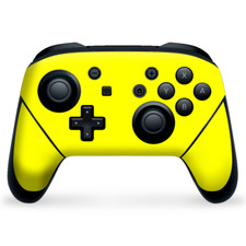 Nintendo Switch Pro Controller Skin Decal Vinyl Wrap - Bright Yellow