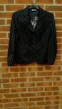 Gerry Weber Pinstripe Jacket Uk Size 14 Fr 42 D 40