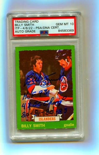 Billy Smith #162 1973 Topps card