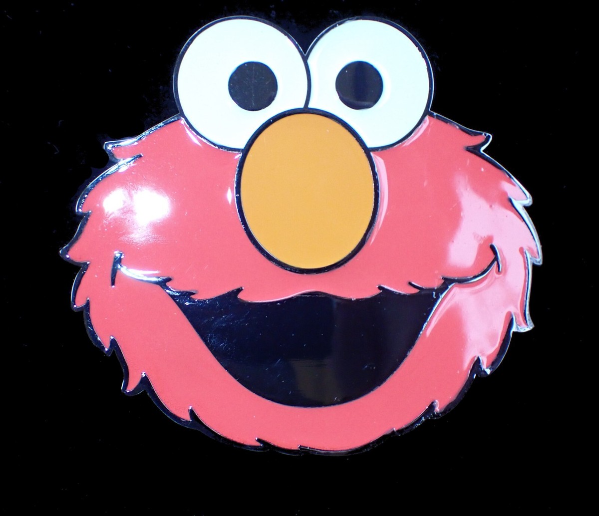 2011 SESAME STREET ELMO BELT BUCKLE SESAME WORKSHOP LICENSED 