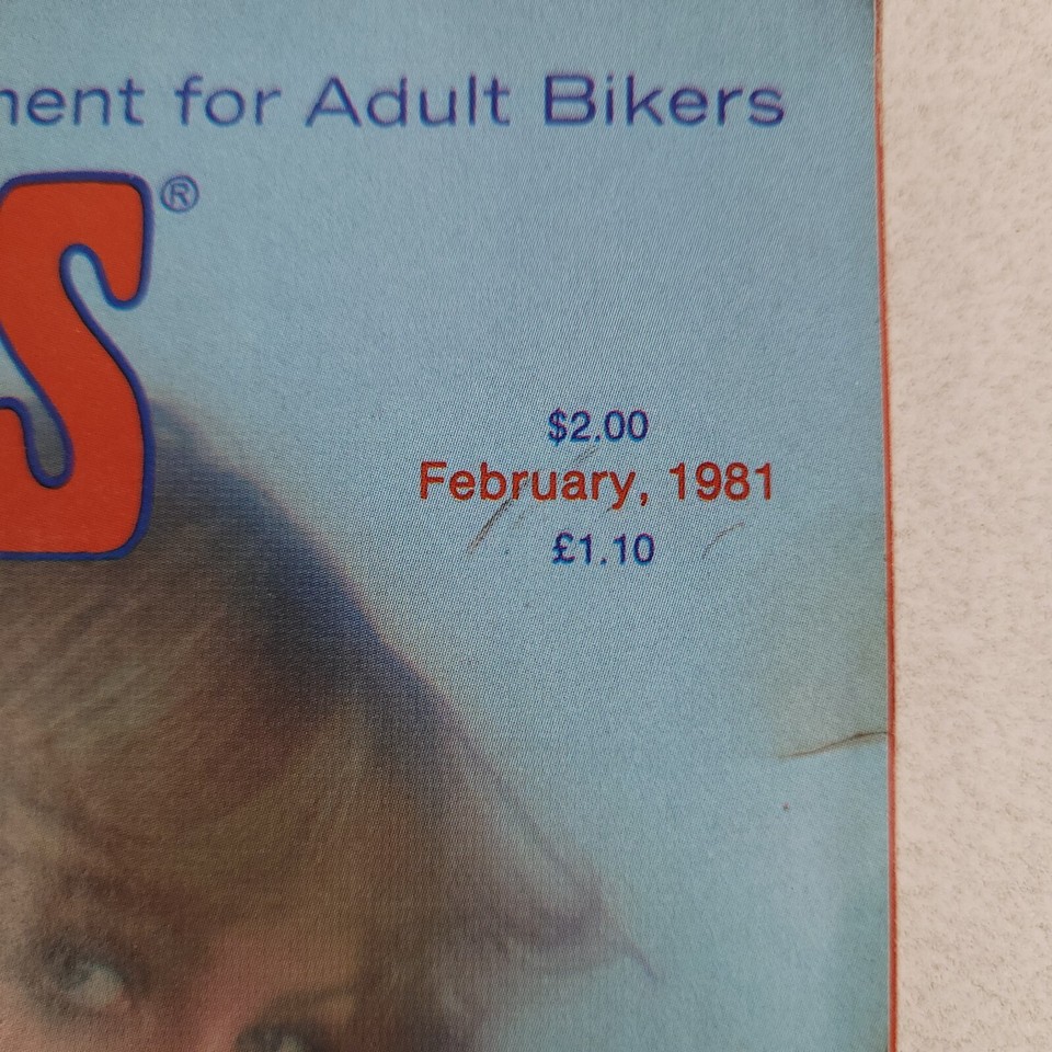 Easyriders Magazine Issue 92 February 1981 David Mann Centerfold | eBay
