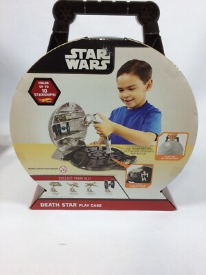 NEW Hot Wheels Star Wars Death Star Portable Playset Display Carry