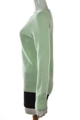J Crew Damen Pullover Größe M Mintgrün Rundhals Langarm Freizeit Oberteil - Bild 3 von 4