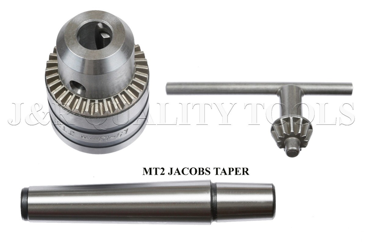 MINI METAL LATHE TAIL STOCK DRILL CHUCK TOOL WITH MT2 MORSE TAPER