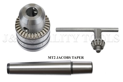 MINI METAL LATHE TAIL STOCK DRILL CHUCK TOOL WITH MT2 MORSE TAPER