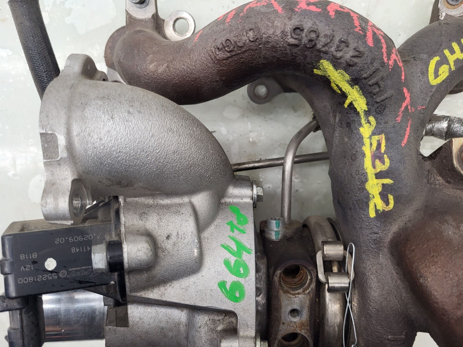 ⭕ 2013-2020 Maserati Ghibli Driver Side Engine Turbocharge Exhaust Manifold Left