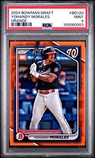 2024 Bowman Chrome Draft - Yohandy Morales #BDC-120 Orange /25 PSA 9 MINT!