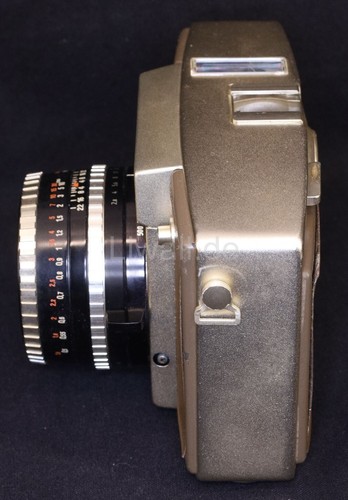Pentacon Pentina Braun/Gold CZJ Tessar 2,8/50 1Q (gold) SLR vintage Cult Design - Bild 4 von 7